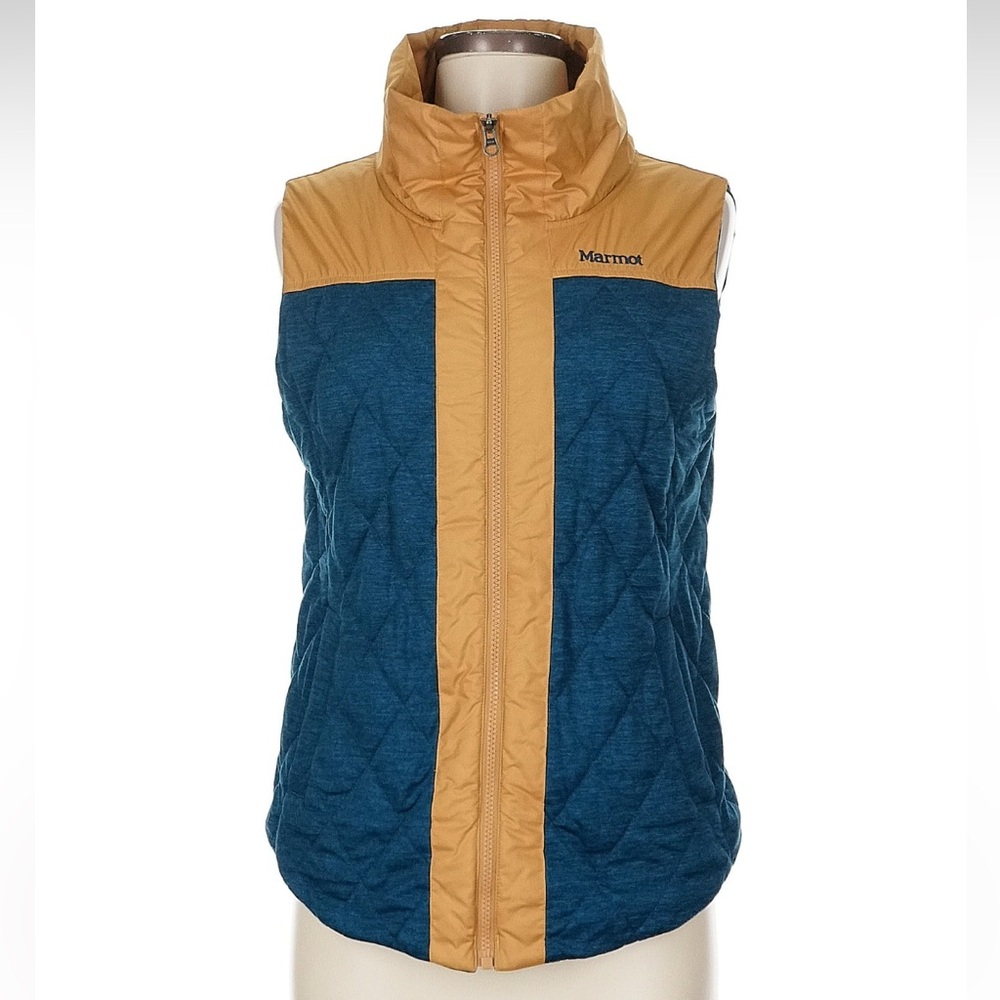 Quilted Two-Tone Colorblock Marmot Vest